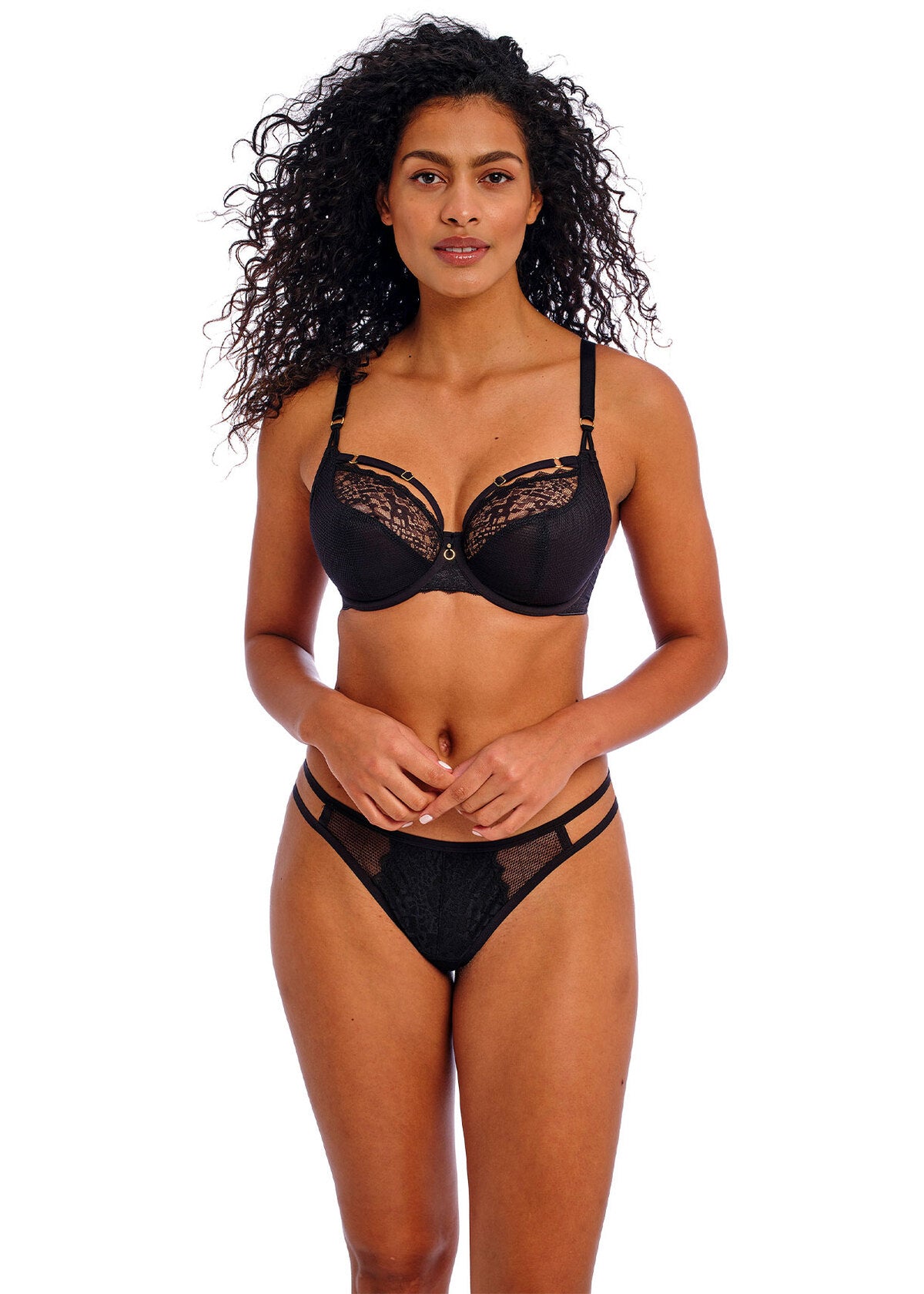 Freya Temptress Black Plunge Bra