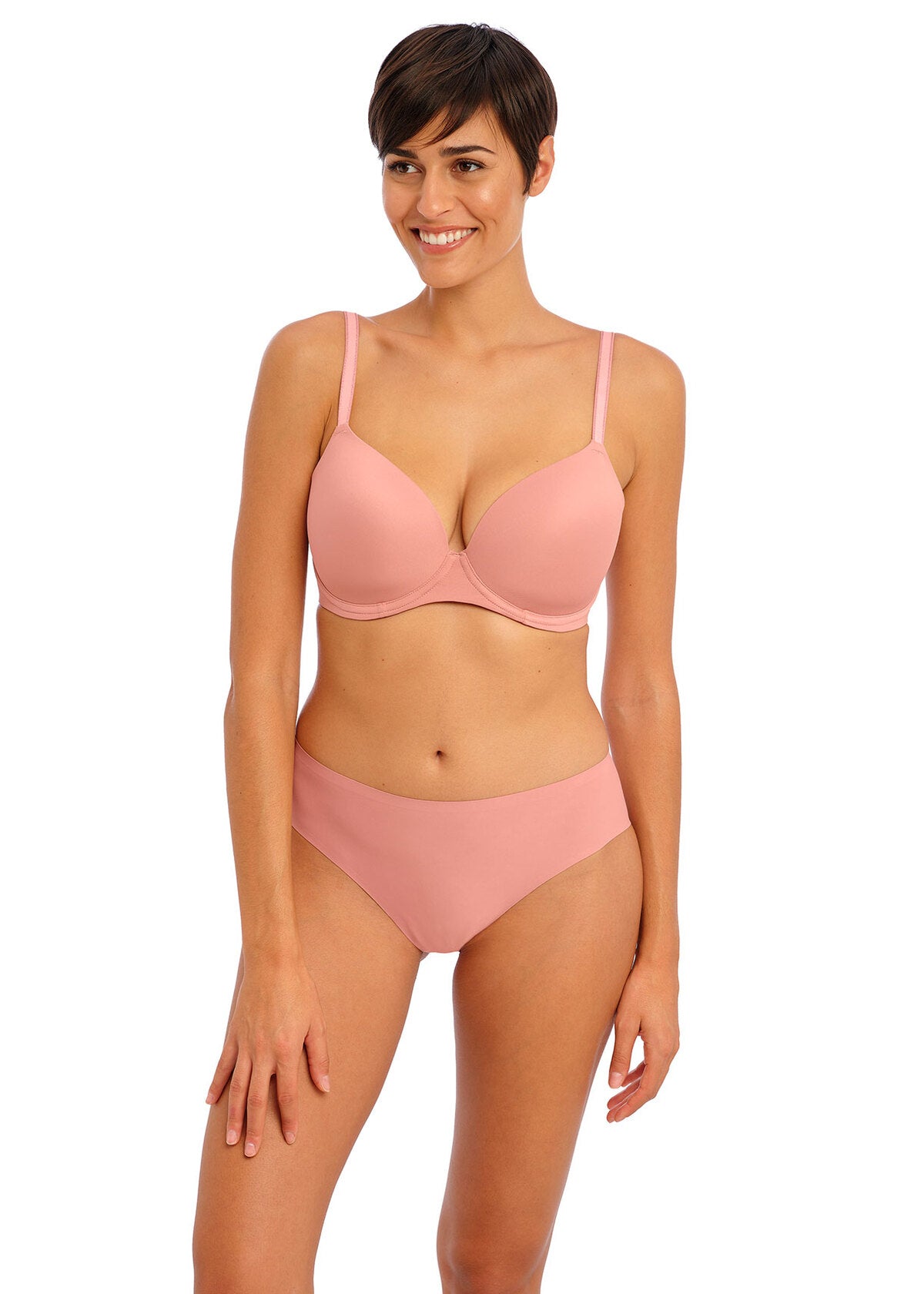 Freya Undetected Ash Rose Moulded Bra