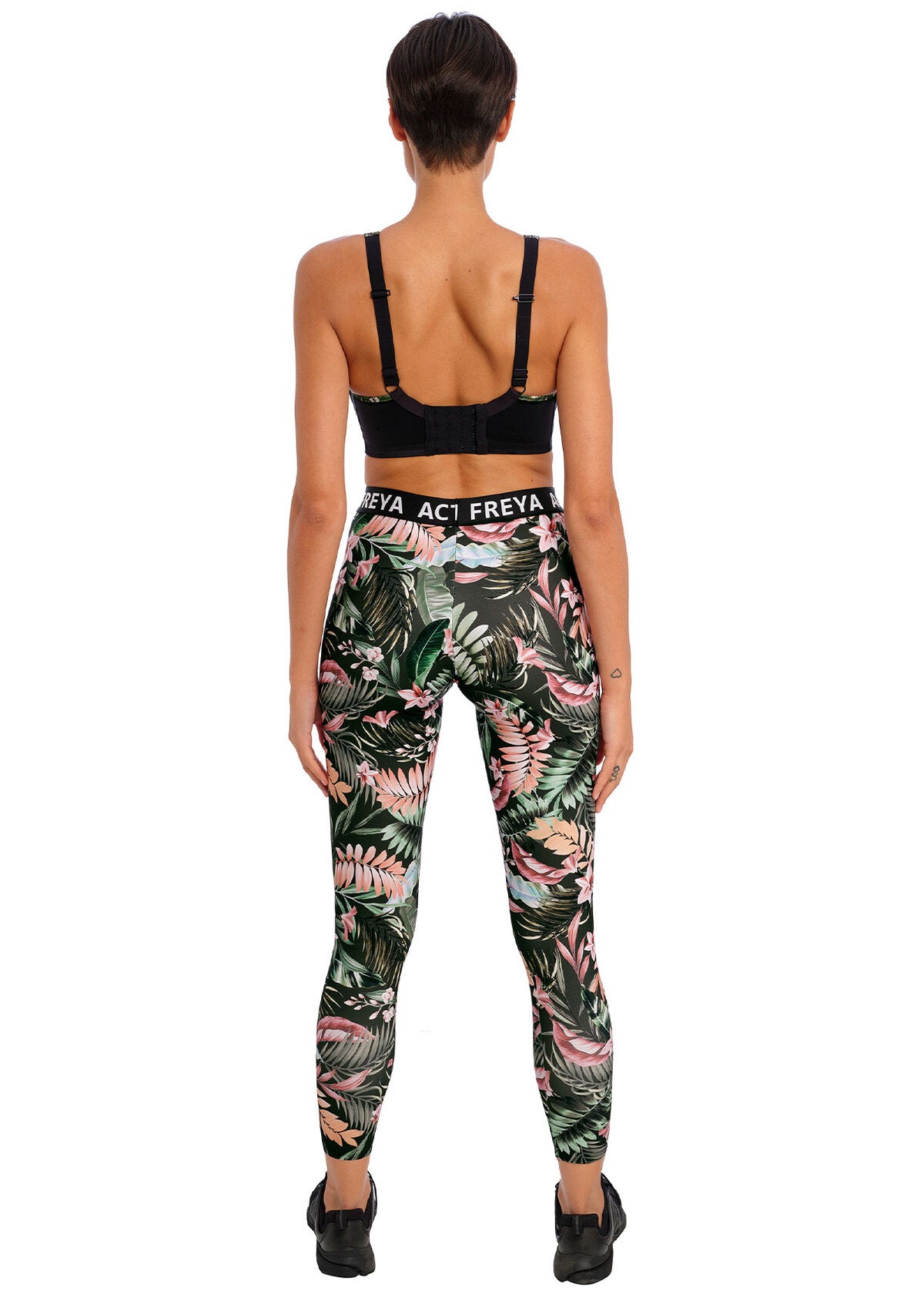 Freya Sonic Jungle Black Moulded Sports Bra