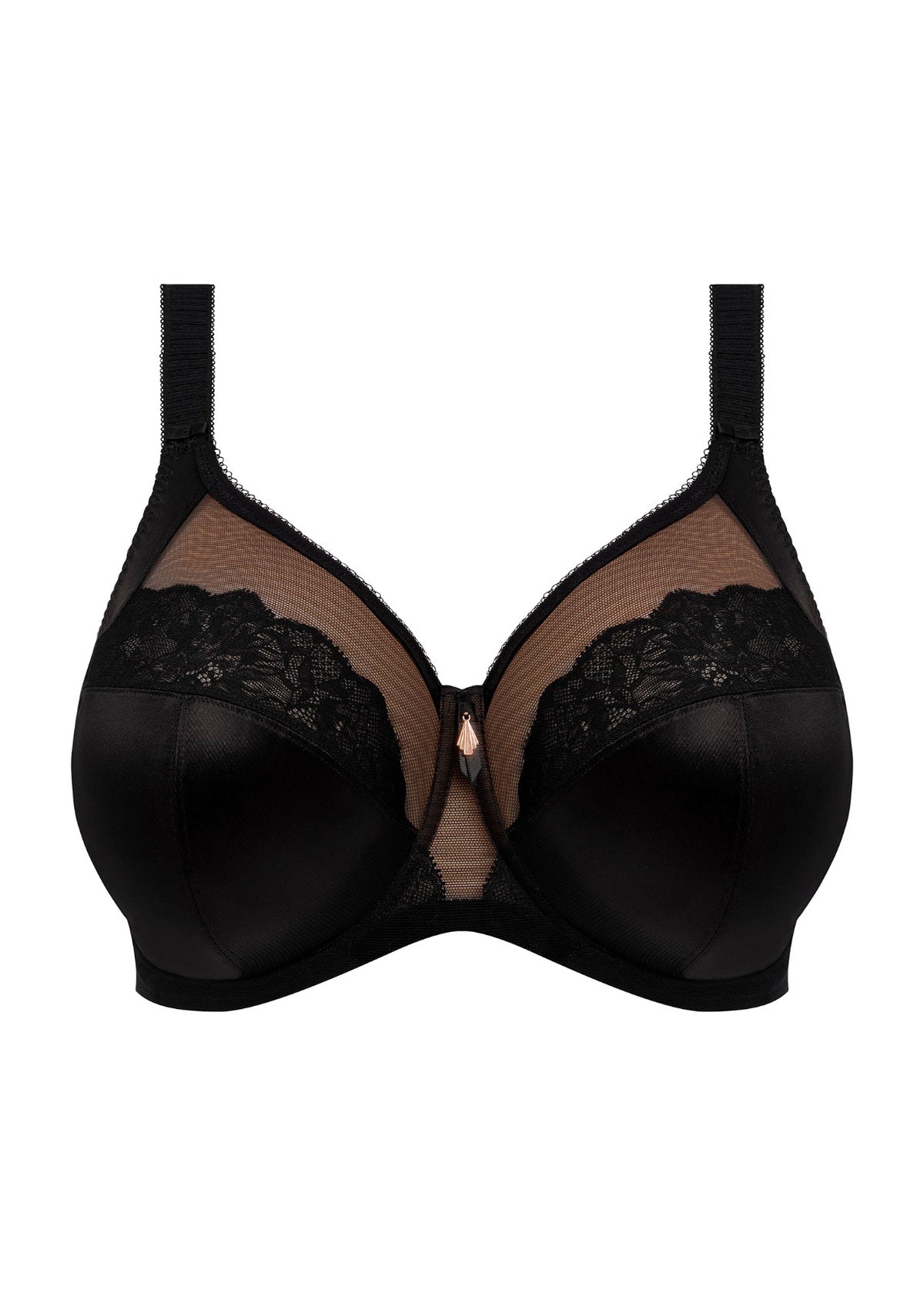 Elomi Cate Allure Black Full Cup Banded Bra