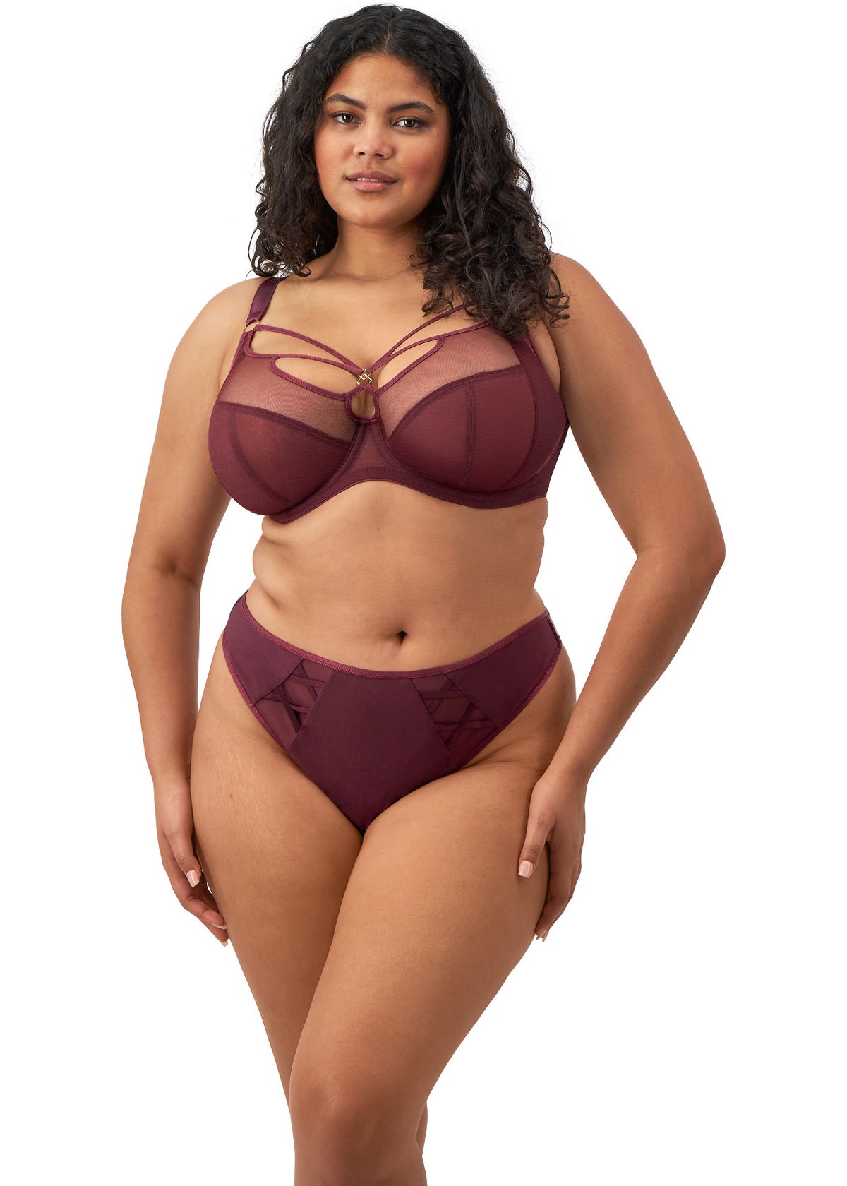 Elomi Sachi Cabernet Plunge Bra