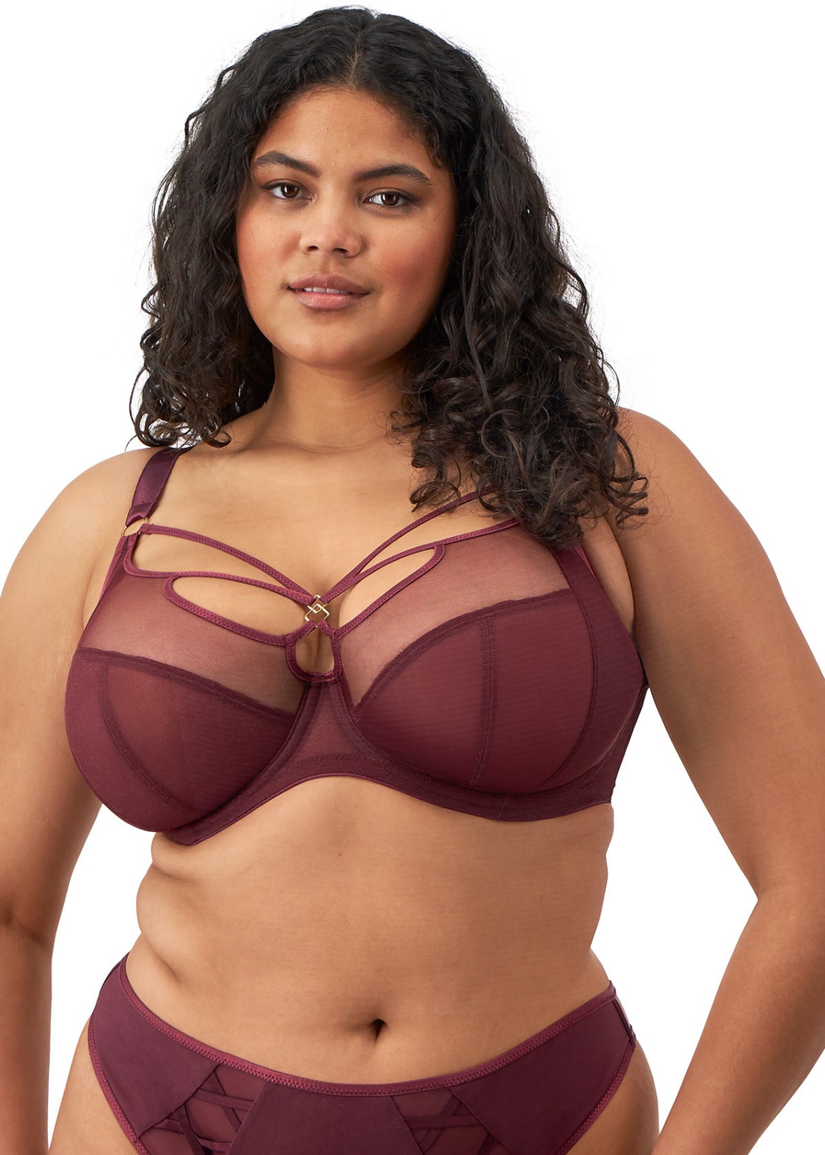 Elomi Sachi Cabernet Plunge Bra