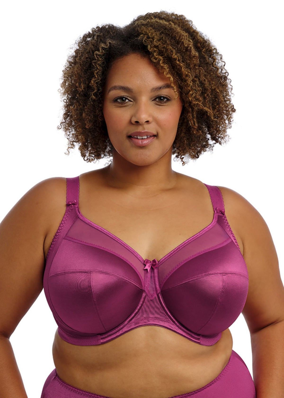 Goddess Keira Mulberry banded Bra