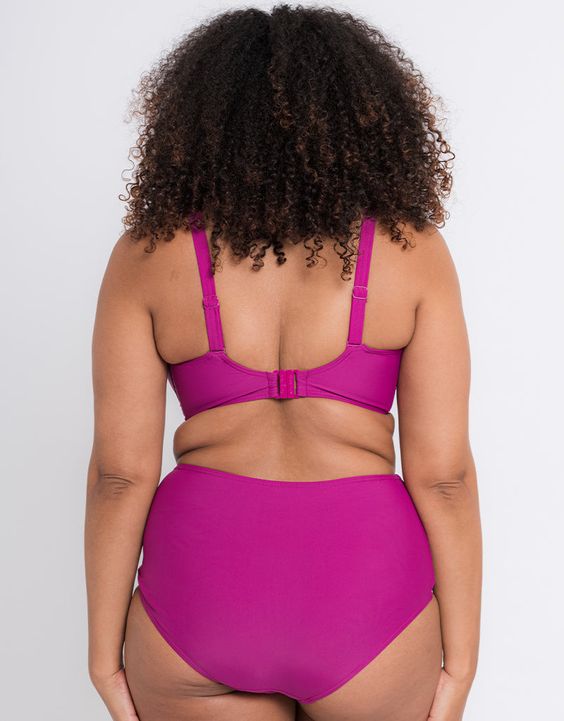 Curvy Kate Retro Sun Top Orchid Padded Bikini Top