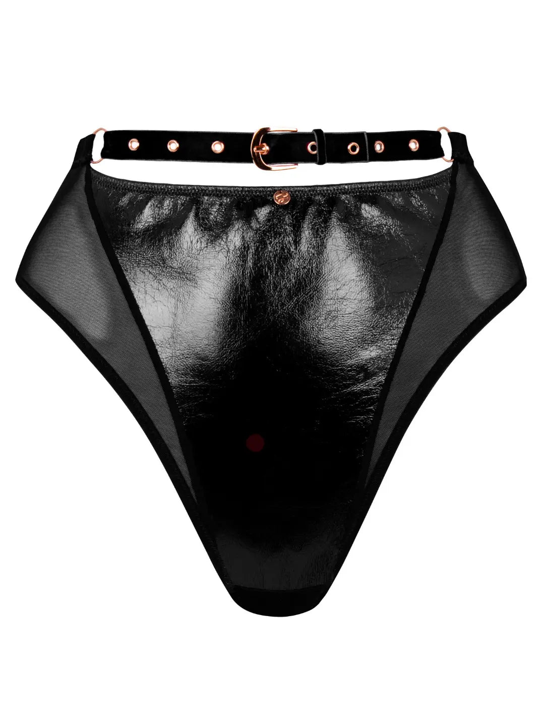 Curvy Kate Scantilly Black Buckle Up Thong