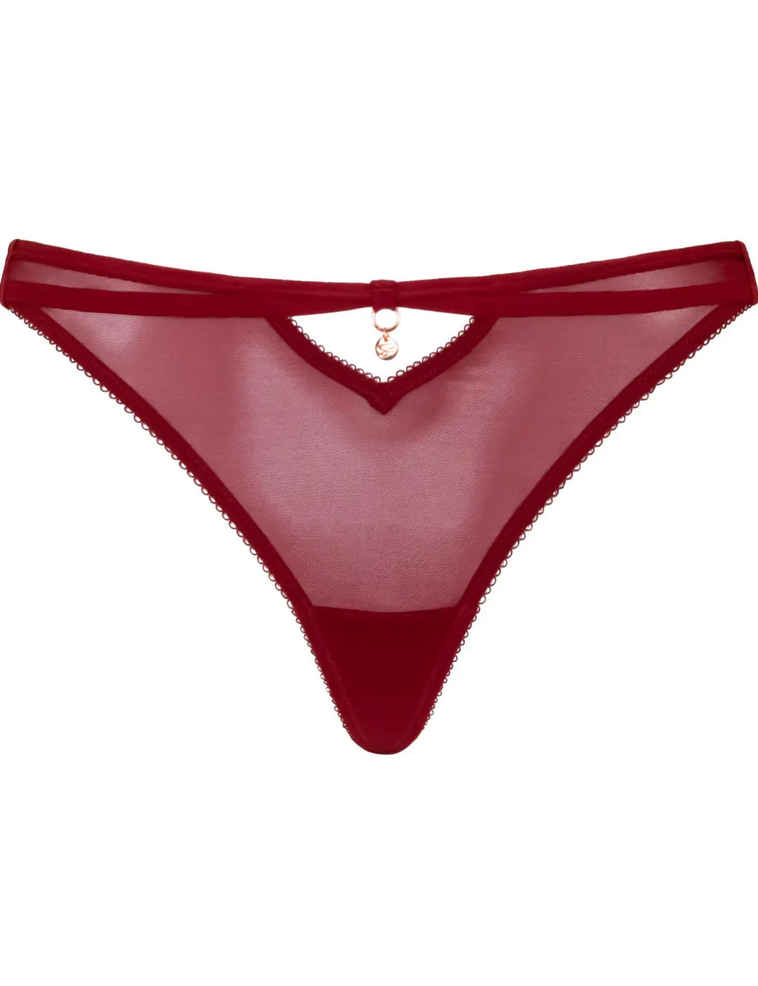 Curvy Kate Scantilly Unchained Deep Red Thong