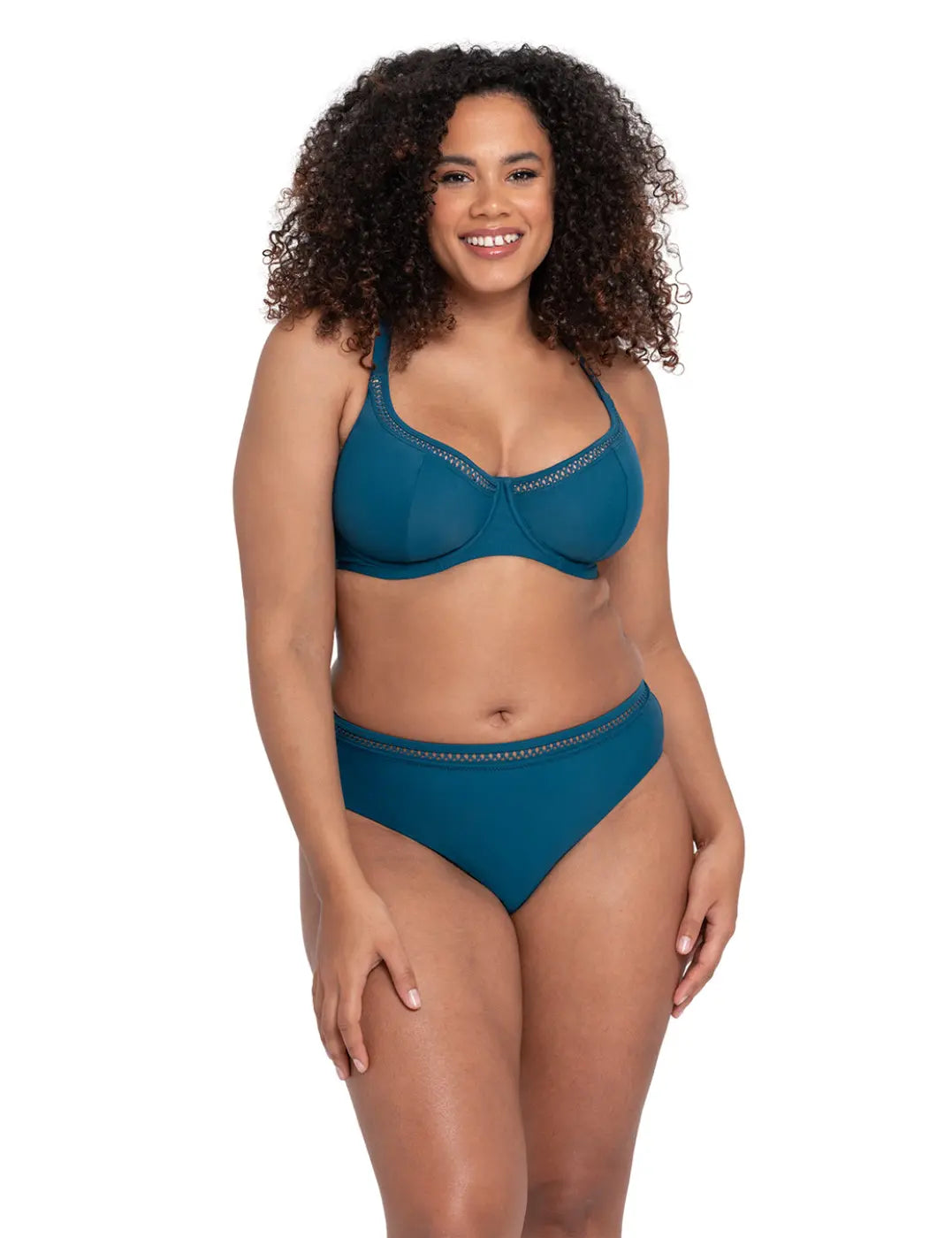 Curvy Kate First Class Deep Teal Classic Bikini Bottom