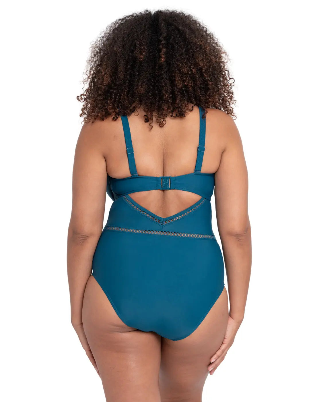 Curvy Kate Deep Teal First Class Plunge Swimsuit