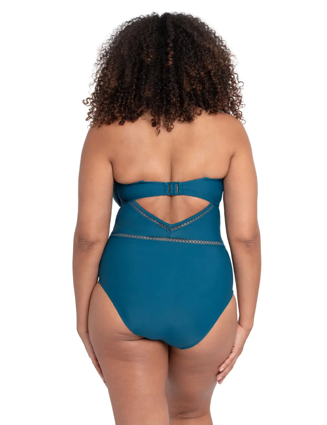 Curvy Kate Deep Teal First Class Plunge Swimsuit