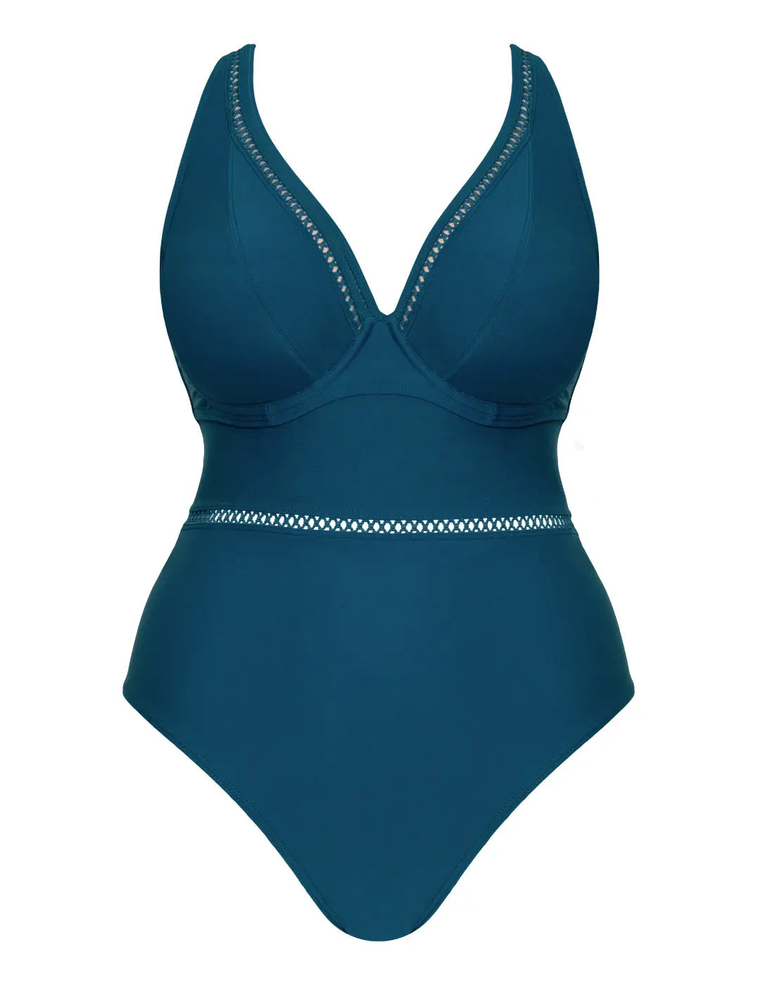 Curvy Kate Deep Teal First Class Plunge Swimsuit