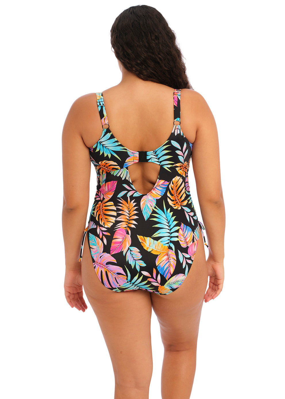 Elomi Tropical Falls Black Non Wired Swimsuit