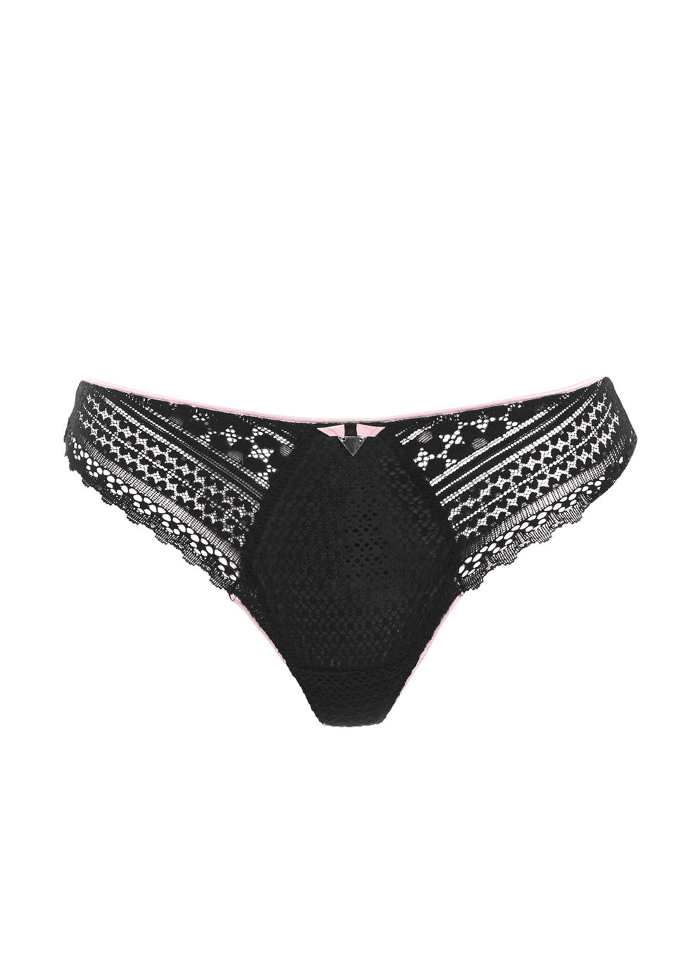 Freya Daisy Lace Brief Black