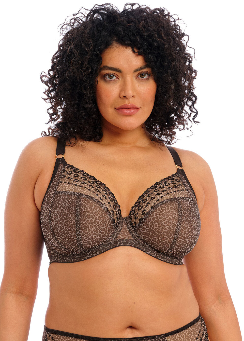 Elomi Matilda Leopard Plunge Bra