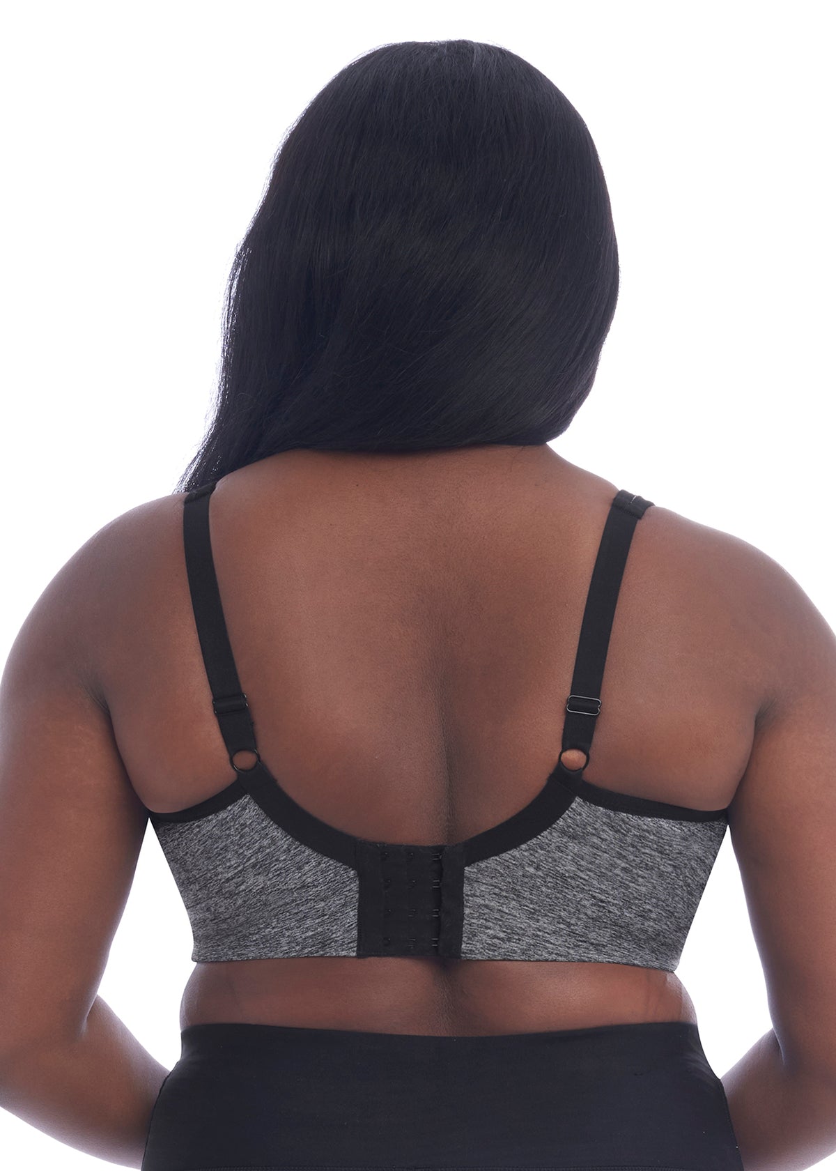 Goddess Sport Pewter Heather Soft Cup Sports Bra