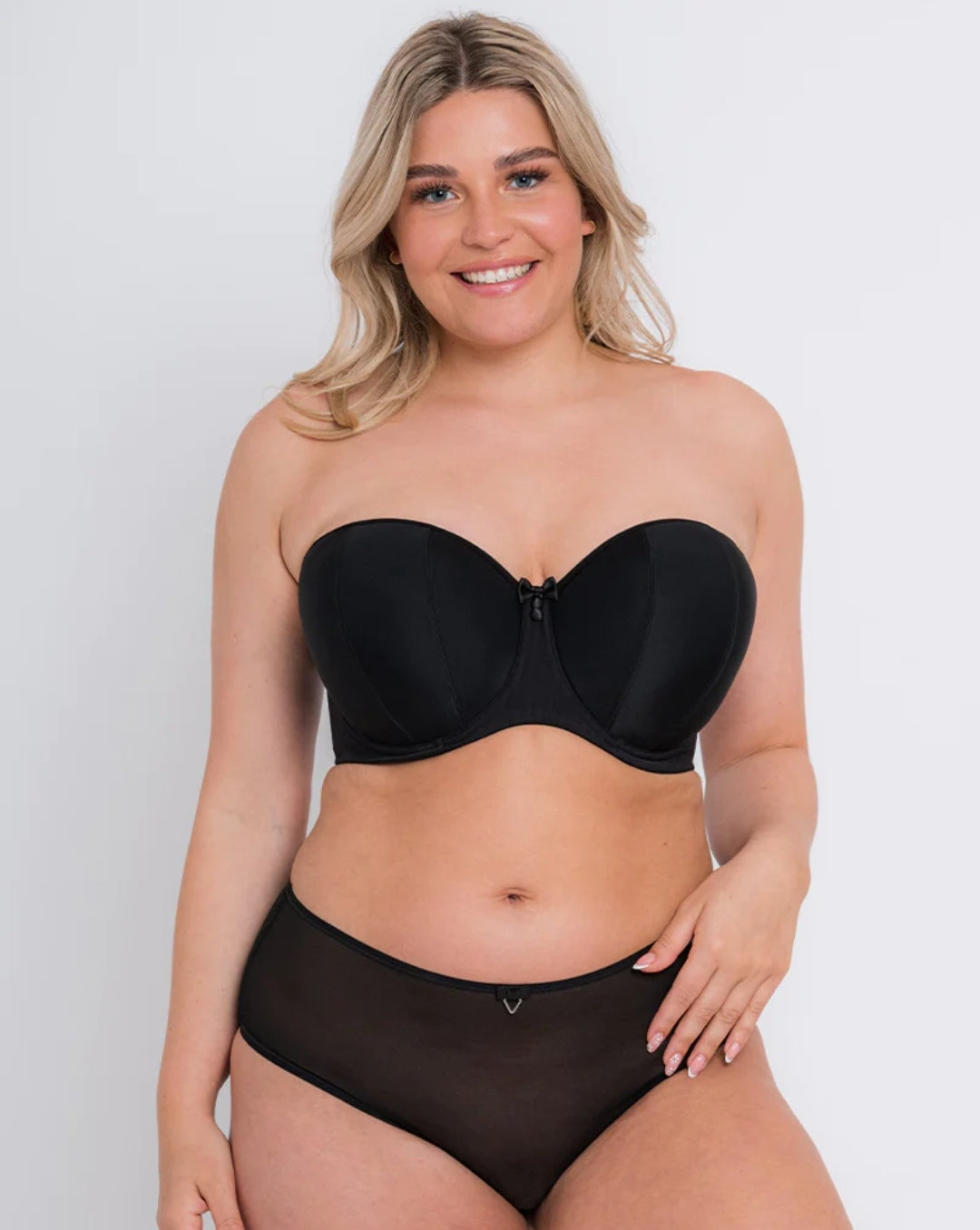 Curvy Kate Luxe Black Strapless Bra