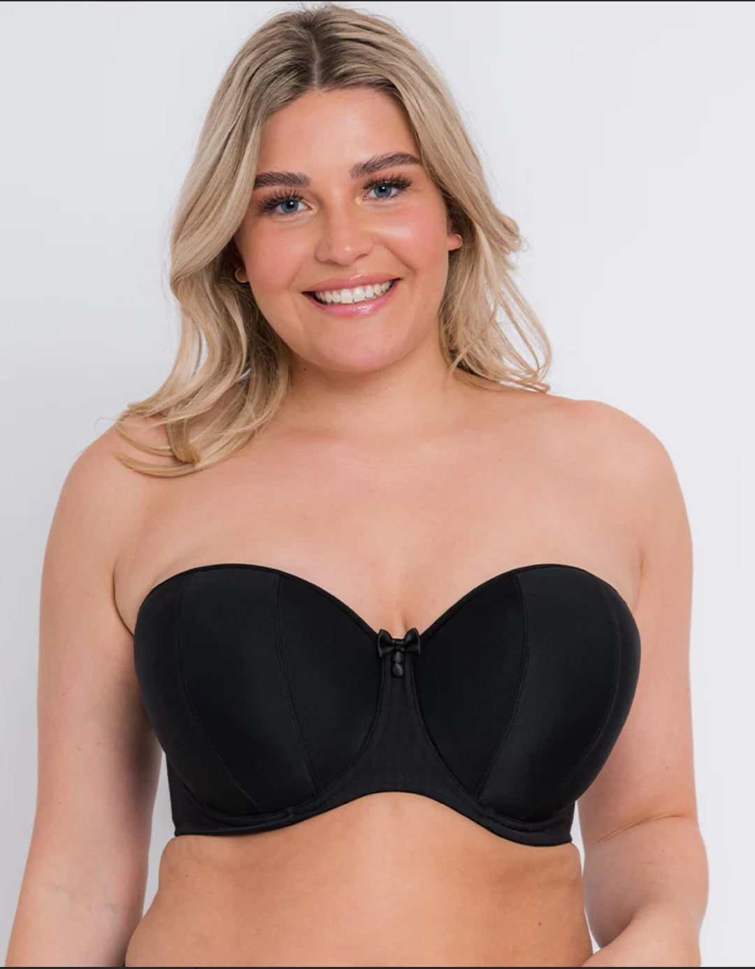 Curvy Kate Luxe Black Strapless Bra