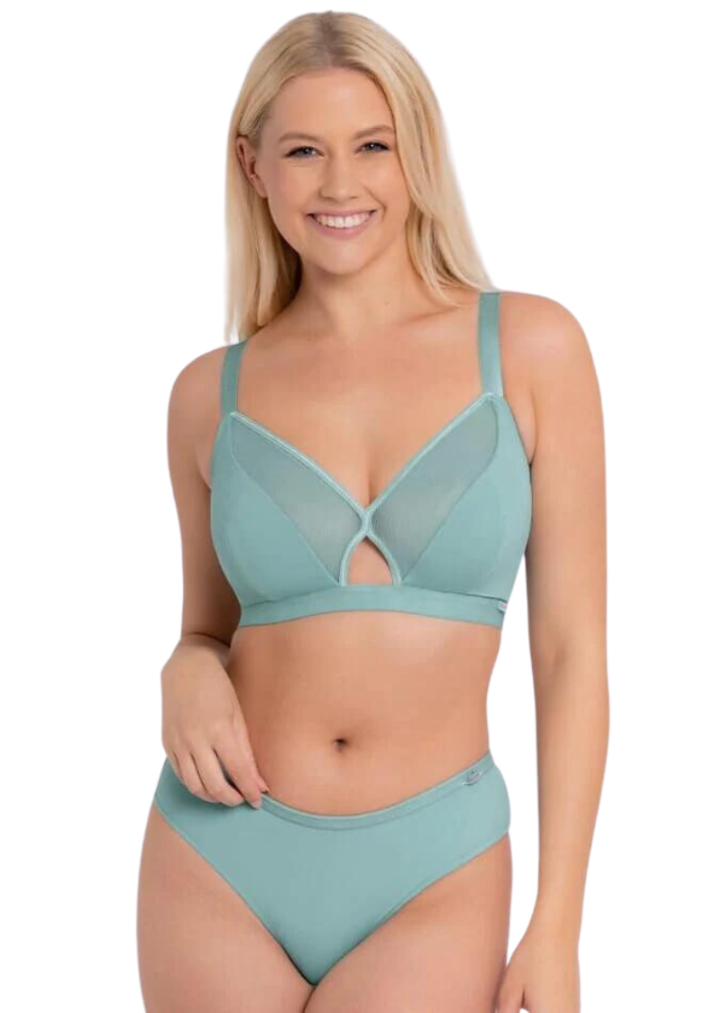 Curvy Kate Get Up and Chill Sage Bralette