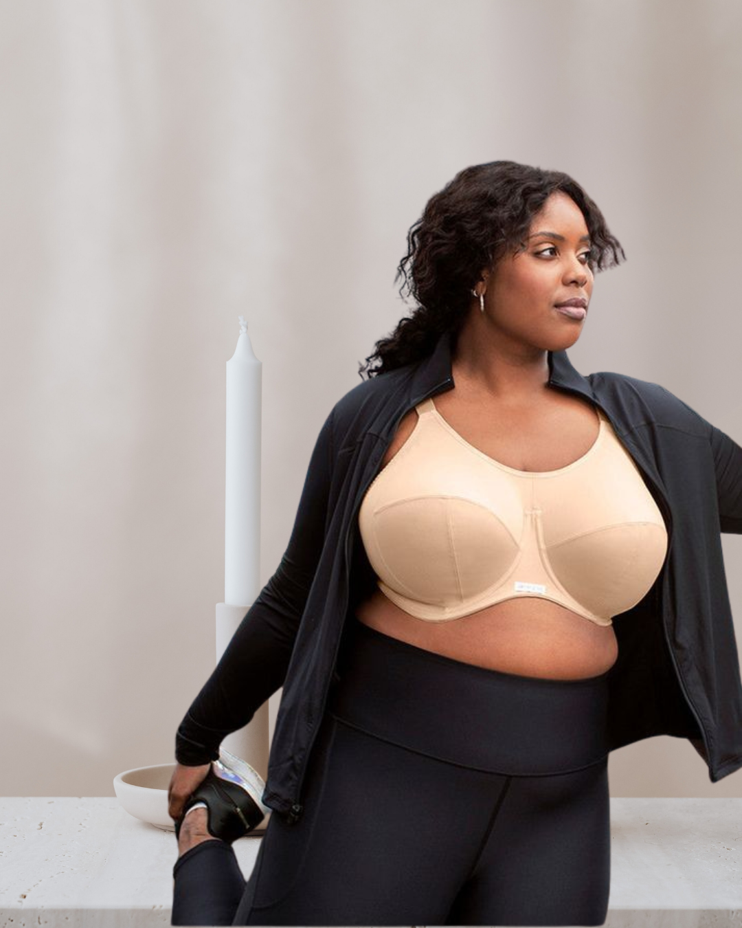 Elomi Energise Nude Sports Bra