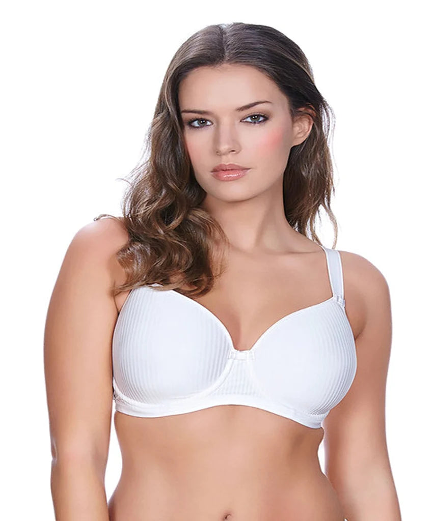 Freya Idol White Moulded Balcony Bra
