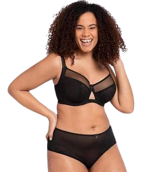 Curvy Kate Victory Black Balcony Bra