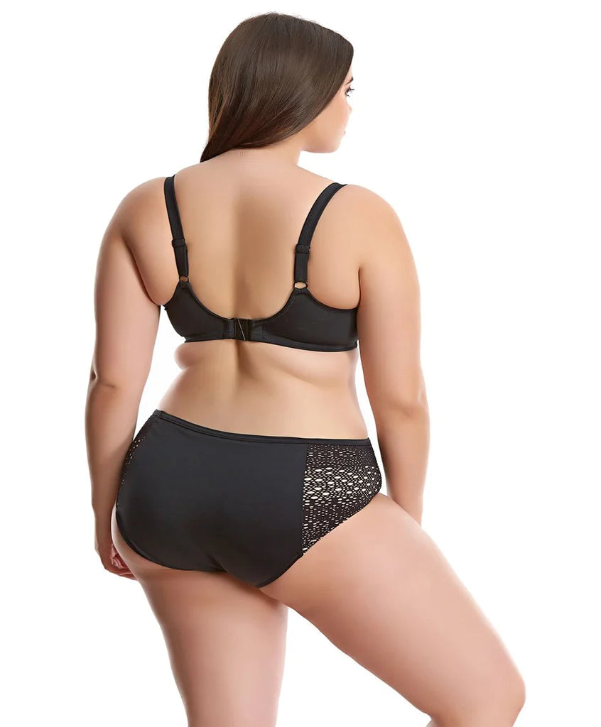 Elomi Indie Black Plunge Bikini Top