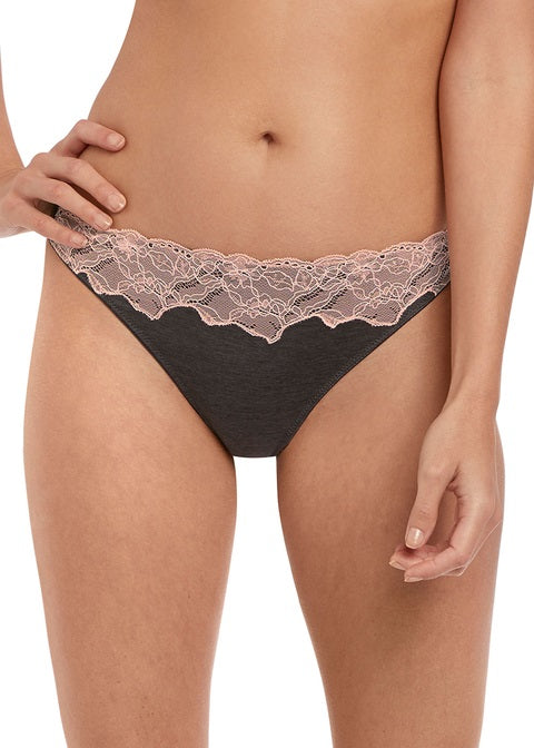 Freya Chi Charcoal Brazilian Brief