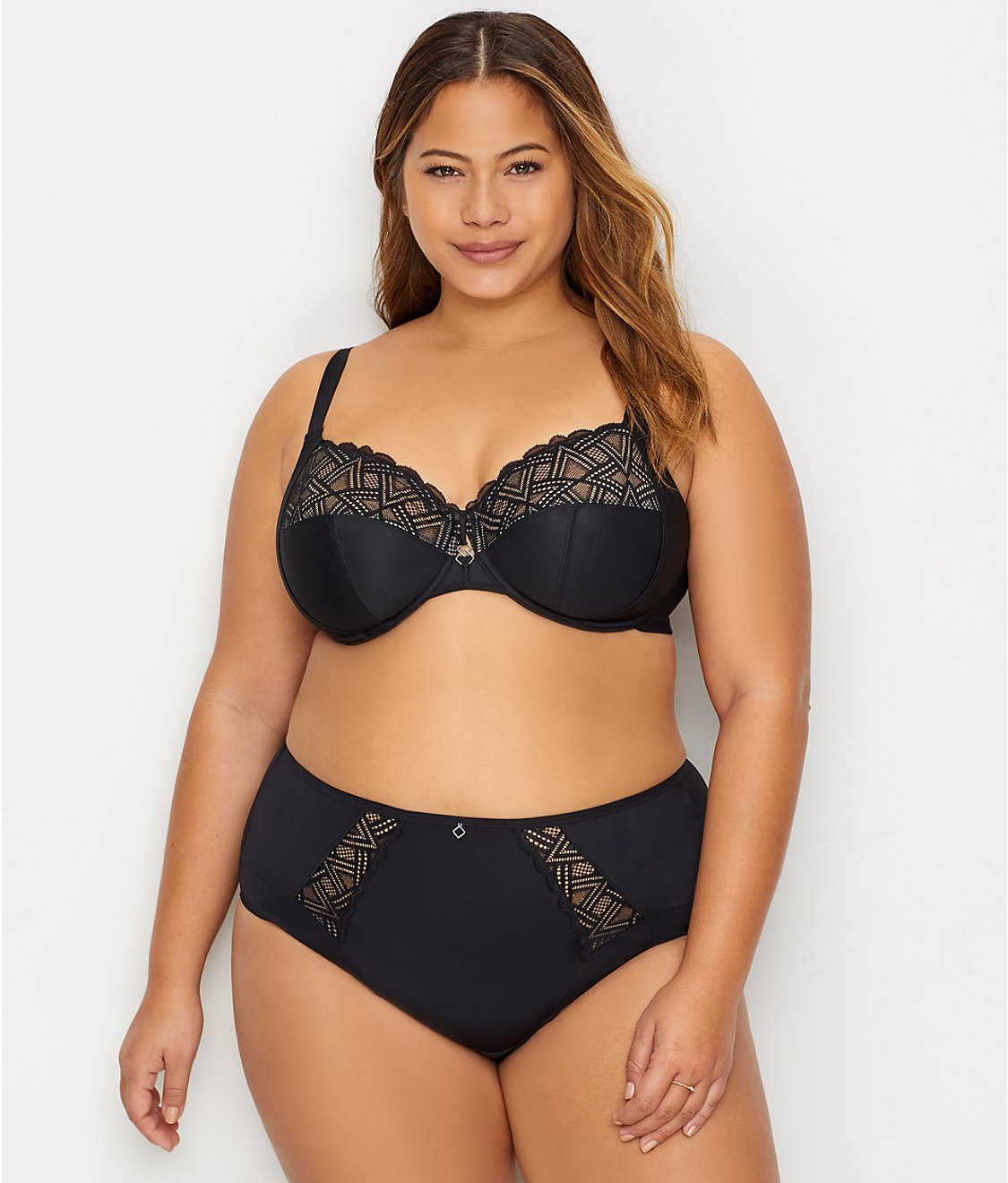Elomi Lydia Black Plunge Bra