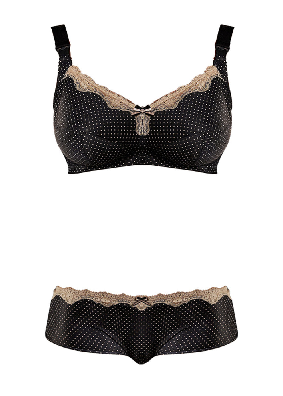 Freya Dotty Black Soft Cup Nursing Bra