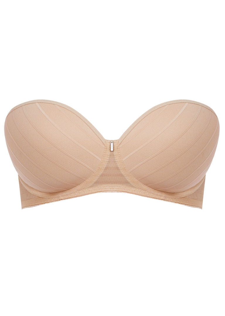 Freya Cameo Sand Moulded Strapless Bra