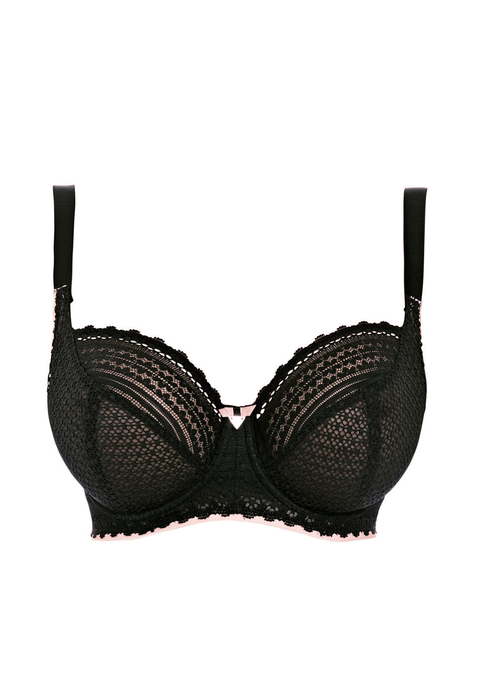 Freya Daisy Lace Black Underwire Balcony Bra