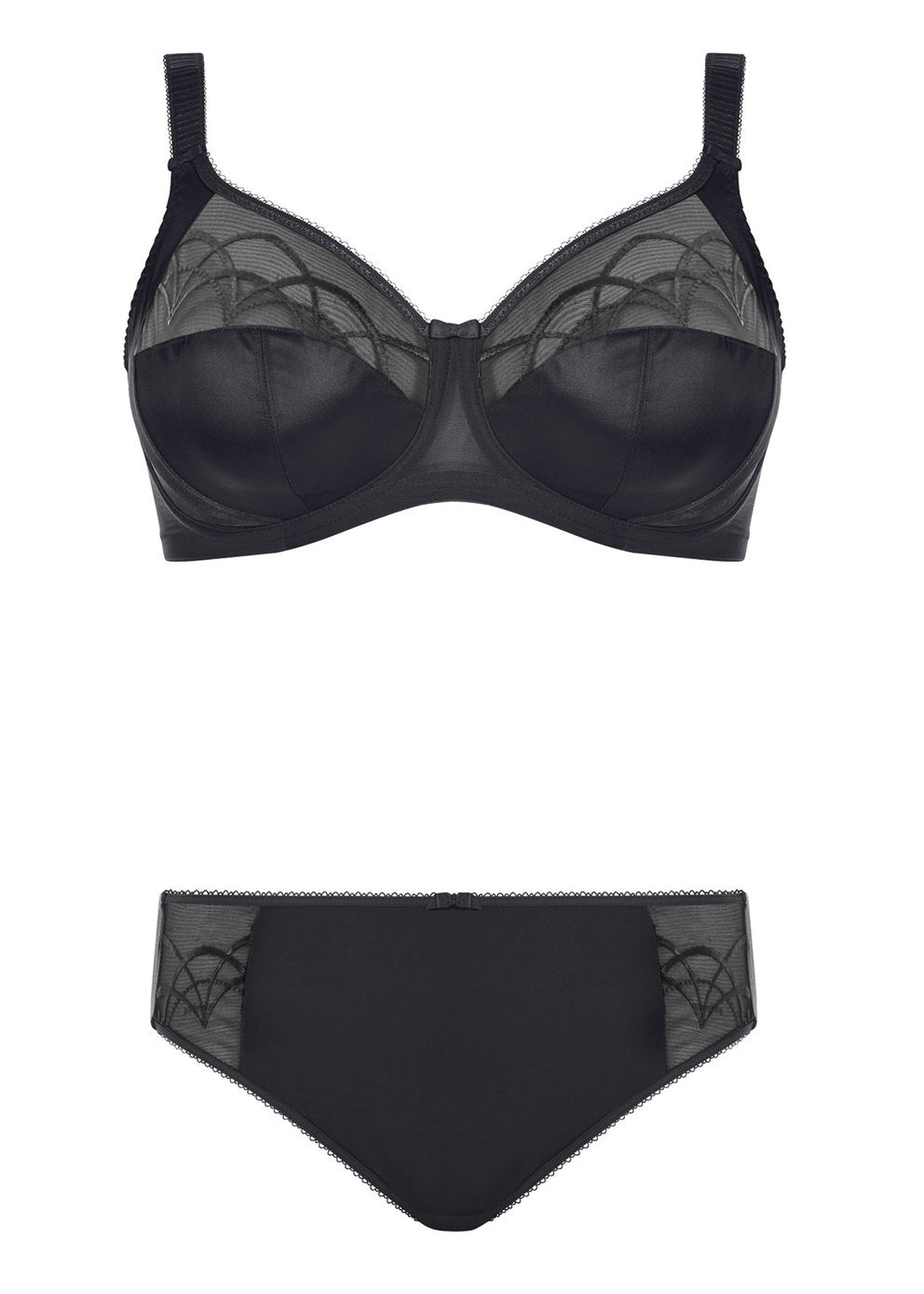 Elomi Cate Black Full Cup Banded Bra