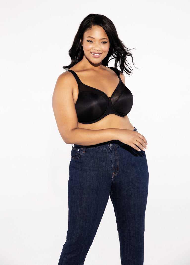 Elomi Smooth Black Moulded Cup Bra
