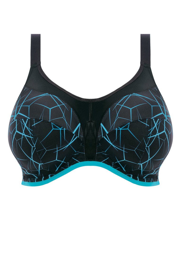 Elomi Energise Blue Lightning Sports Bra