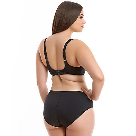 Elomi Swim Essentials Black Plunge Bikini Top