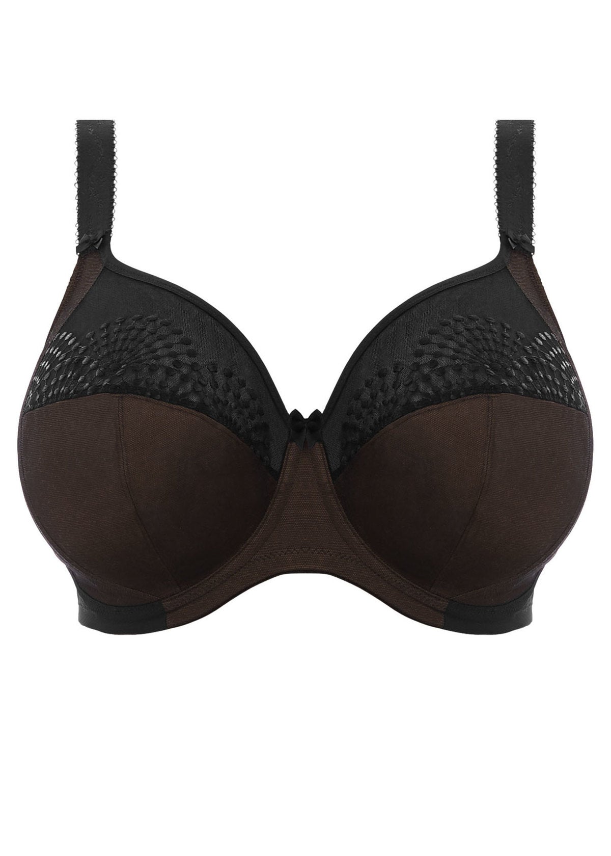 Goddess Sarah Black Banded Bra