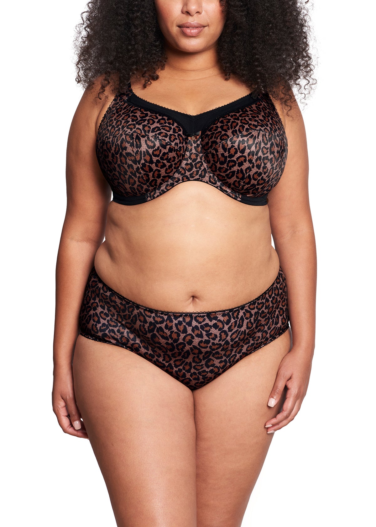 Goddess Kayla Dark Leopard Full Cup Bra
