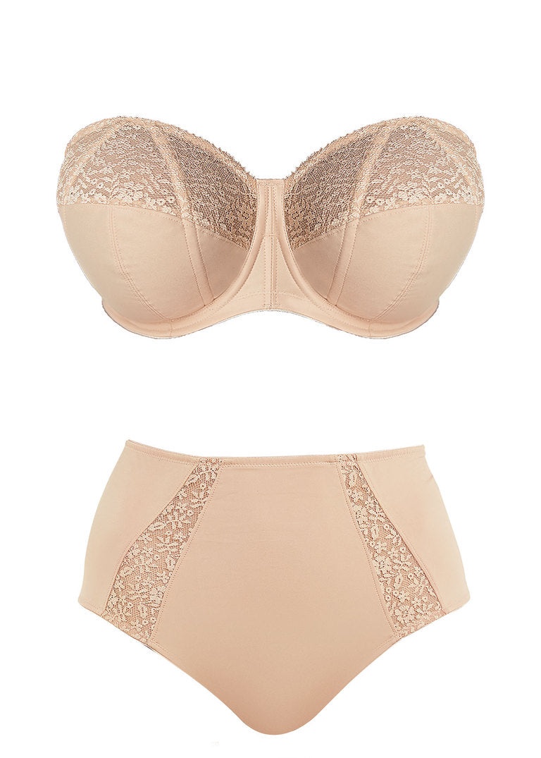 Goddess Adelaide Sand Strapless Bra