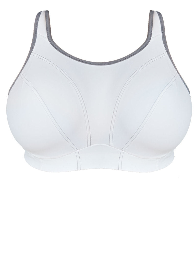 Goddess White Soft Cup Sports Bra