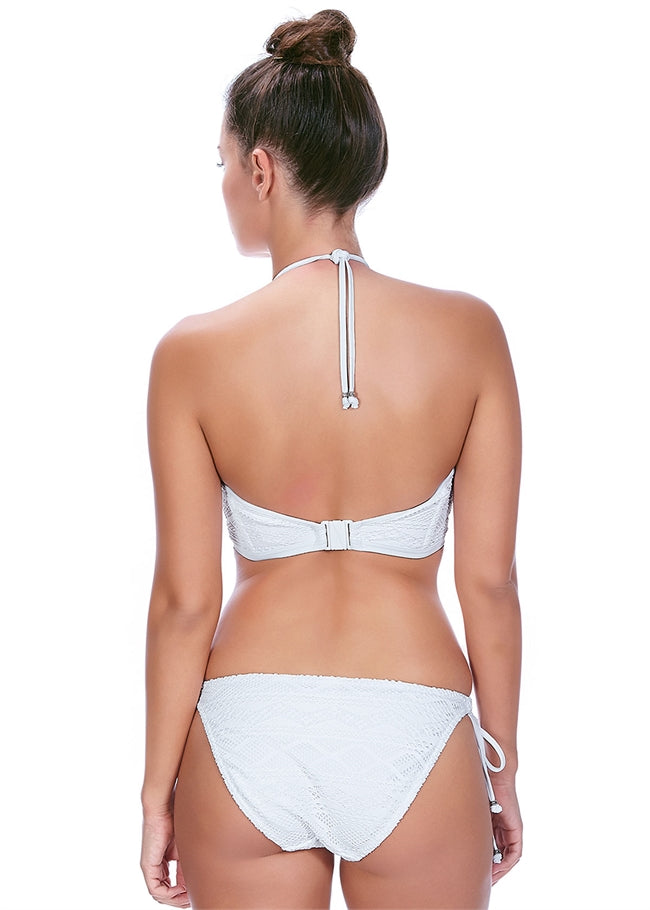 Freya Sundance White High Neck Crop Top