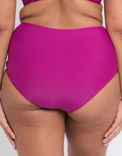 Curvy Kate Retro Sun Top Orchid High Waist Bikini Bottom