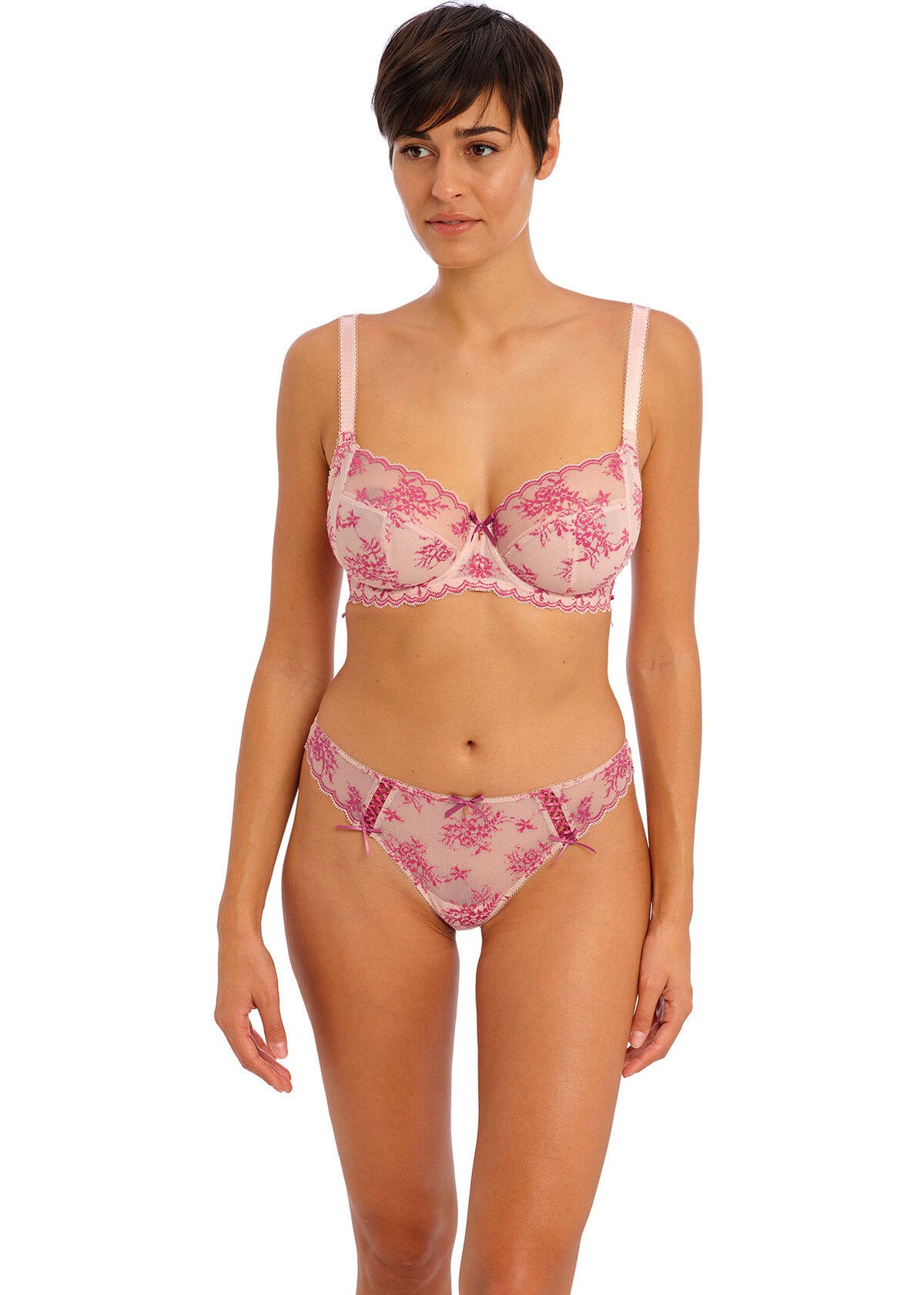 Freya Side Offbeat Decadence Vintage Rose Support Bra