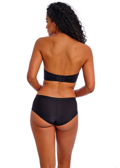 Freya Deco Black Moulded Strapless Bra