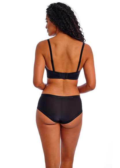 Freya Deco Black Moulded Strapless Bra