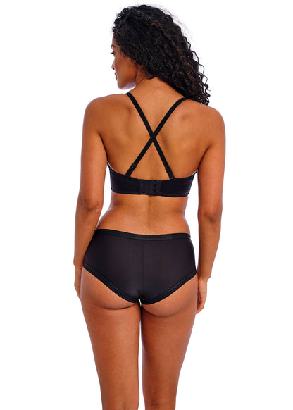 Freya Deco Black Moulded Strapless Bra
