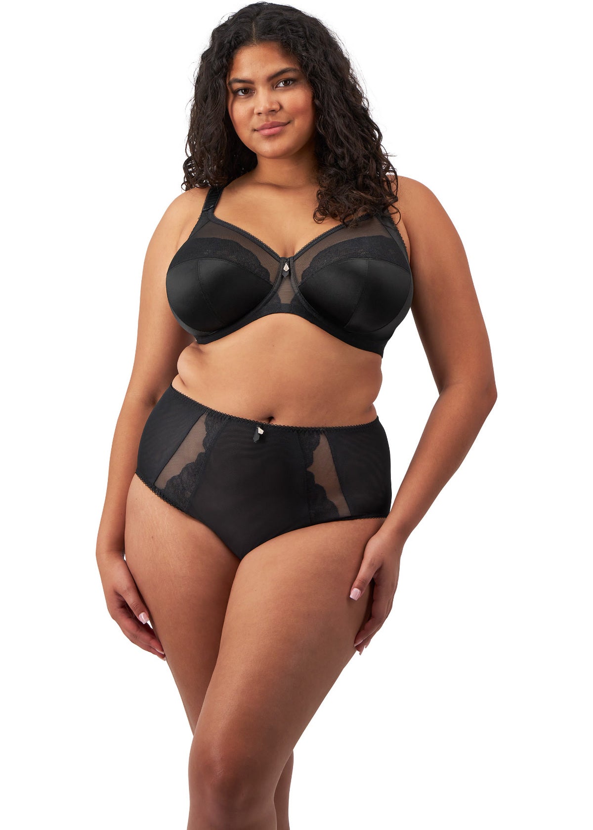 Elomi Cate Allure Black Full Cup Banded Bra