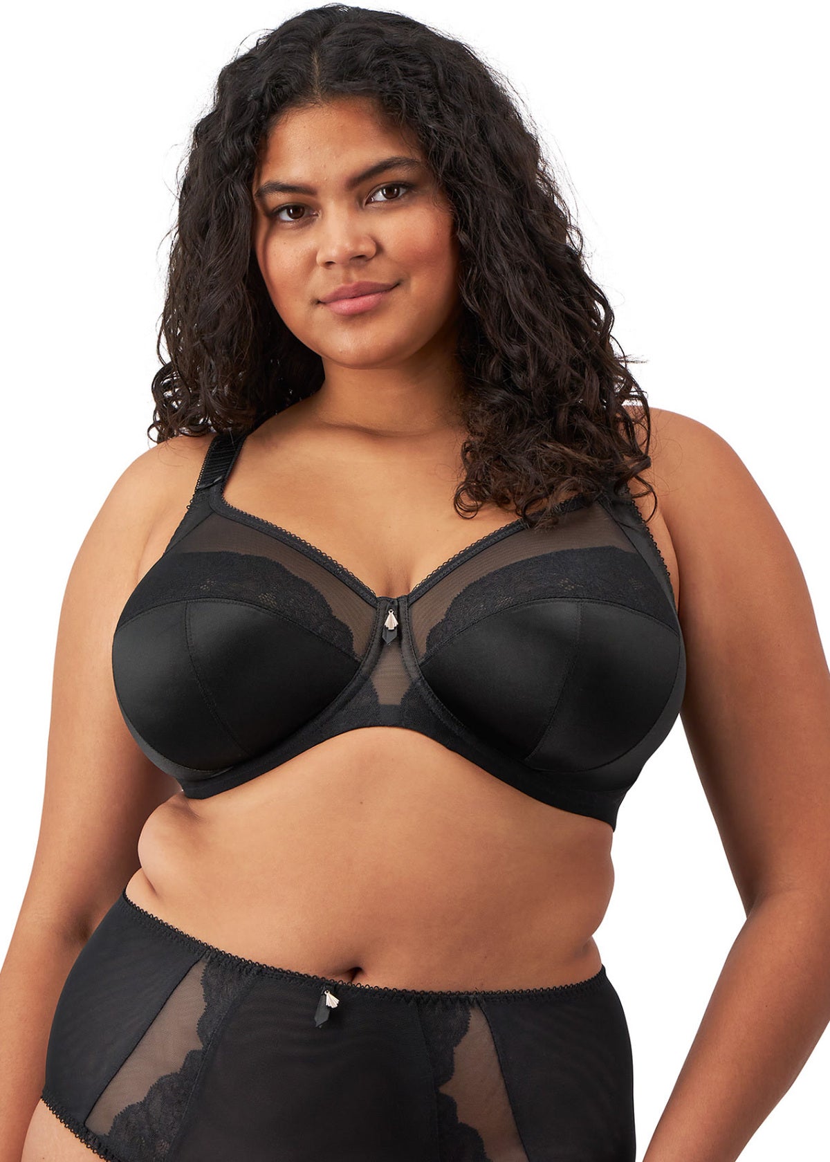 Elomi Cate Allure Black Full Cup Banded Bra