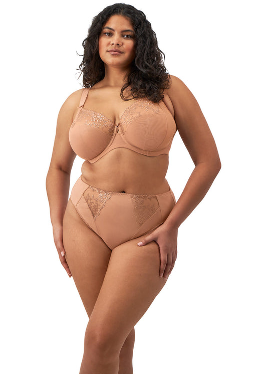 Elomi Zarla  Cafe Au Lait Stretch Banded Bra
