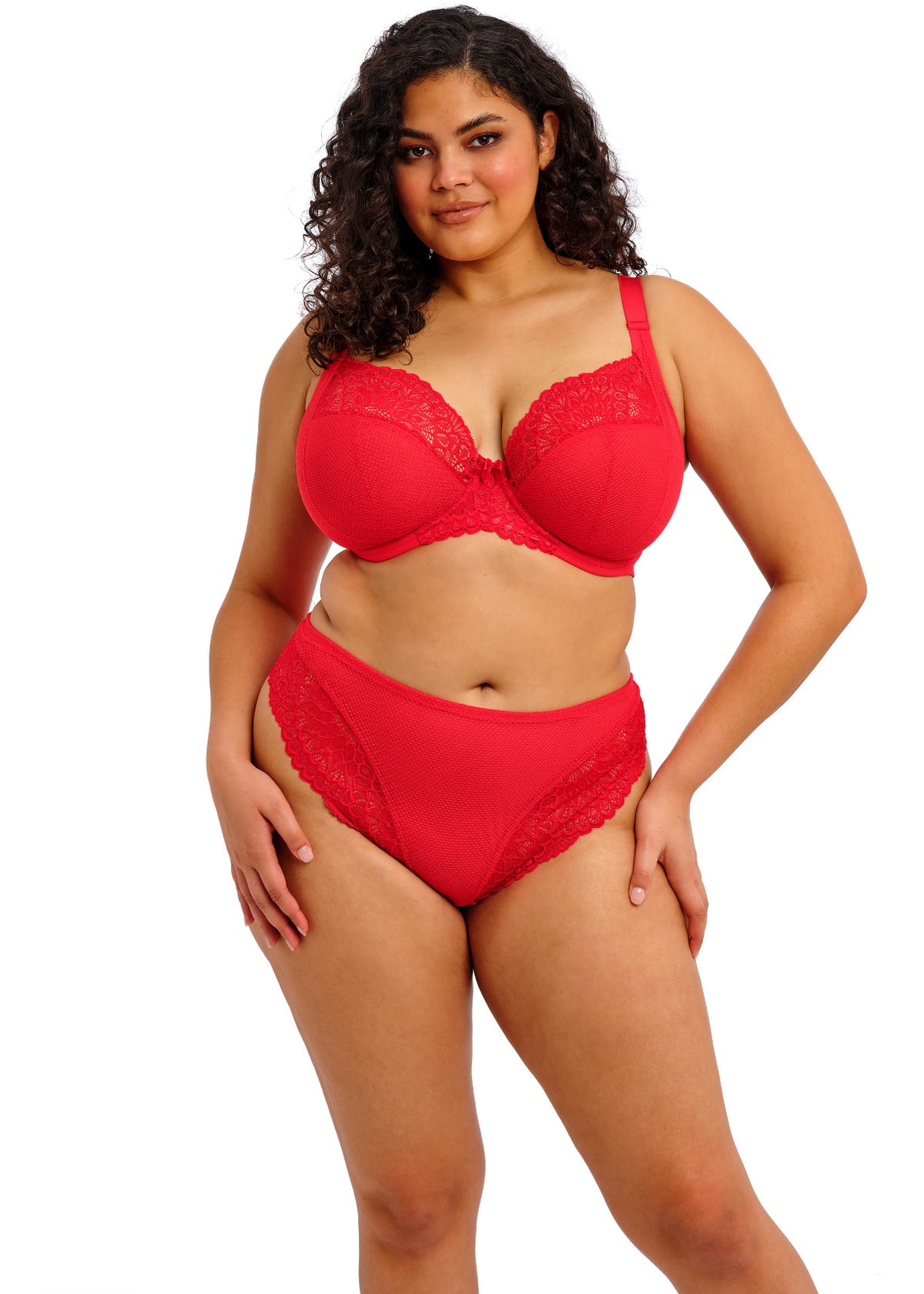 Elomi Tiernie Red UW Stretch Plunge Bra