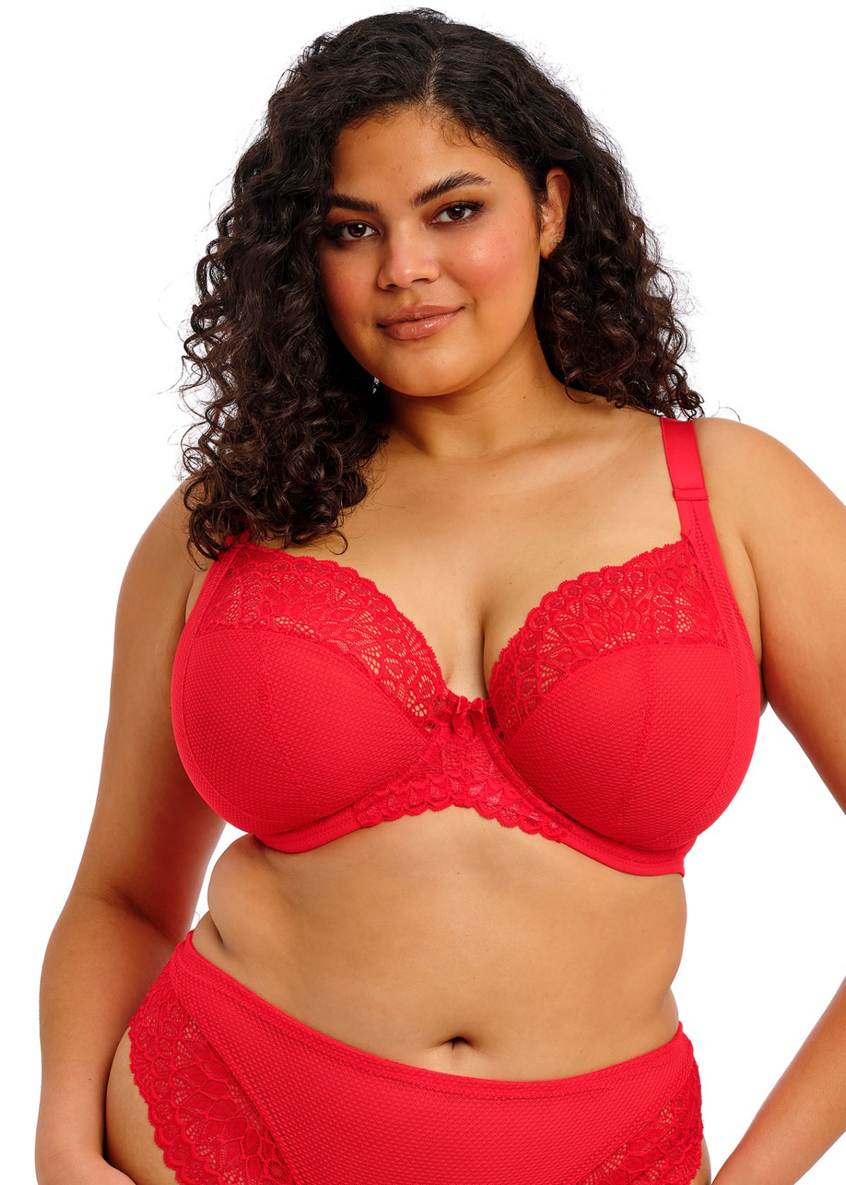 Elomi Tiernie Red UW Stretch Plunge Bra