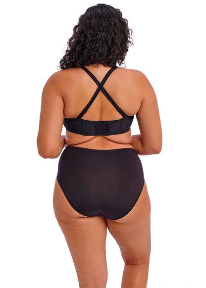 Elomi Smooth Black Underwire Strapless Bra